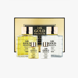 [LAYDAY] 24K Gold Toner & Emulsion Set for Men – Anti-Wrinkle Care with Adenosine & Pure Gold + Travel Size Included - Made in KOREA